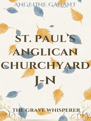cover image of St. Paul's Anglican Churchyard J-N